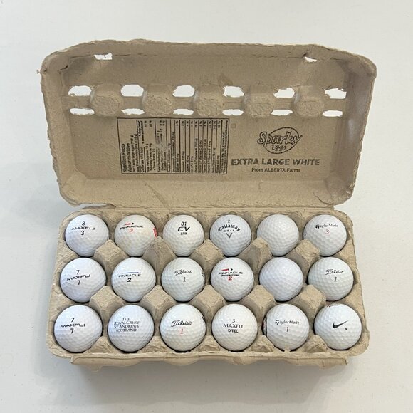 18 Hard To Find Collectible Logo Golf Balls! - Picture 2 of 16